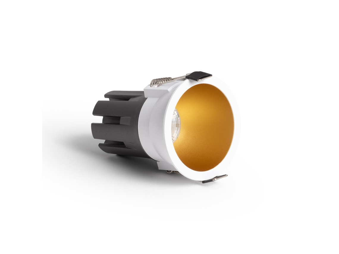 Foco Downlight Led 5w / 7w Cónico Areni Corte Ø 65 Mm 3500k Dourado Branco Quente 7 W Ledkia