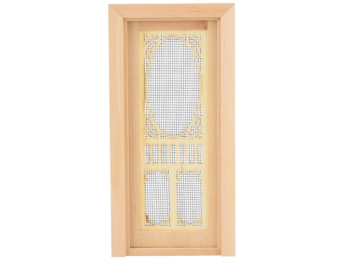 Mali porta de Madeira Hollow em Miniatura para Casa de Bonecas em Escala 1:12 Acessório Diy
