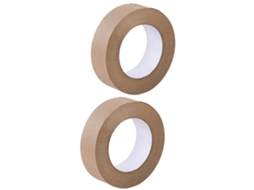 Fita Adesiva Para Prevenção De Umidade E Poeira, Papel Kraft, 2 Rolos
