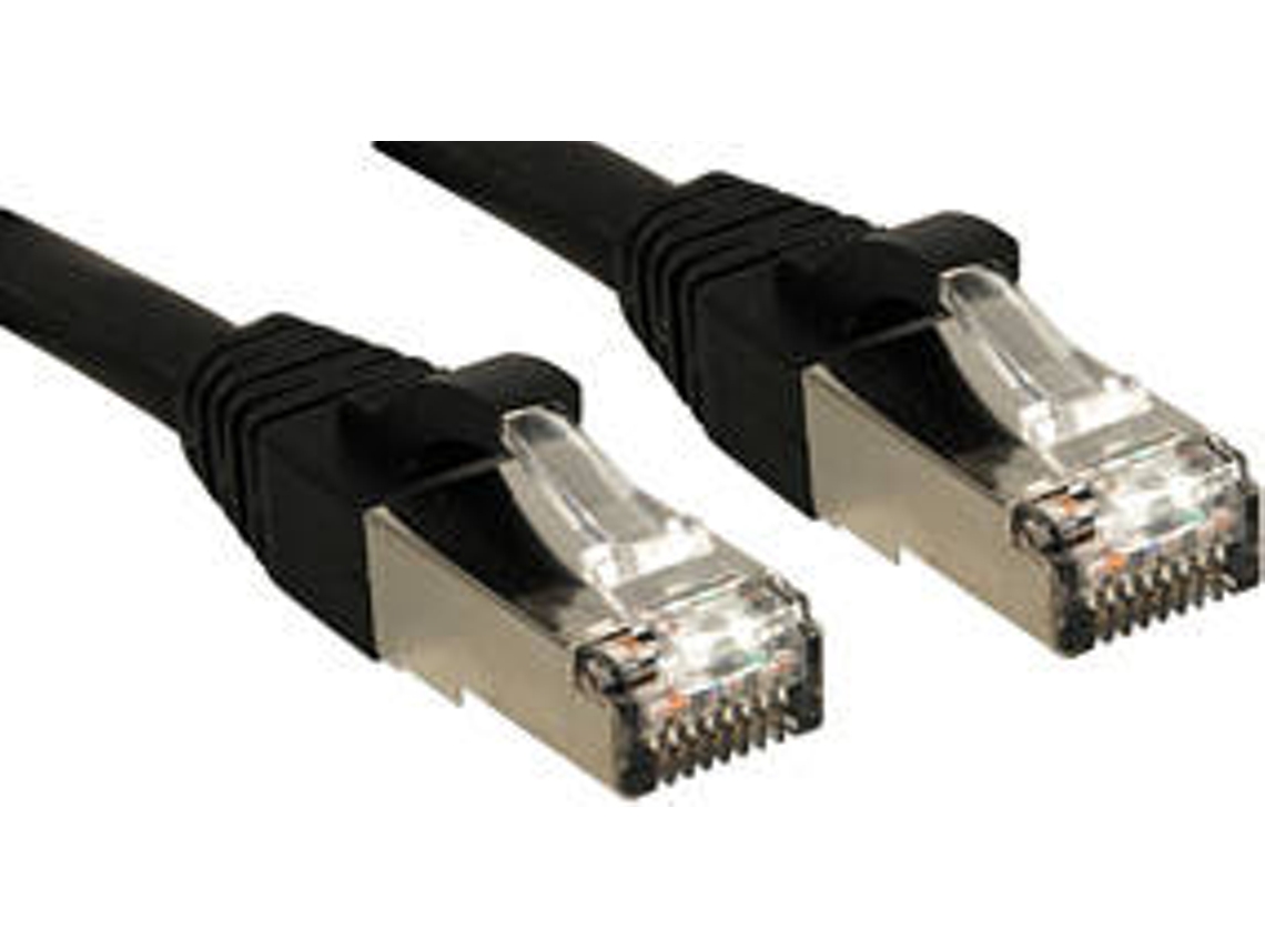 Cabo de Rede LINDY (RJ45 - 7.5 m - Preto)