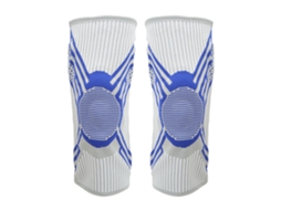 1 Par De Joelheiras Esportivas Compressão Com Suporte Para Basquete, Corrida, Escalada E Caminhadas, Azul Royal, Tamanho G