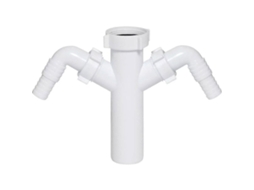 Conector para Mangueira de Drenagem com Conexões Duplas para Lava louças, 1 1 / 2" Bsp X 40 Mm AQUAFORGE