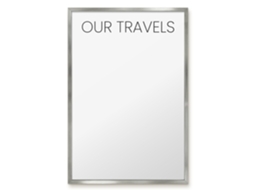 Magnetic Glass Board Our Travels For The Hall Espelharte (40x60 Cm)
