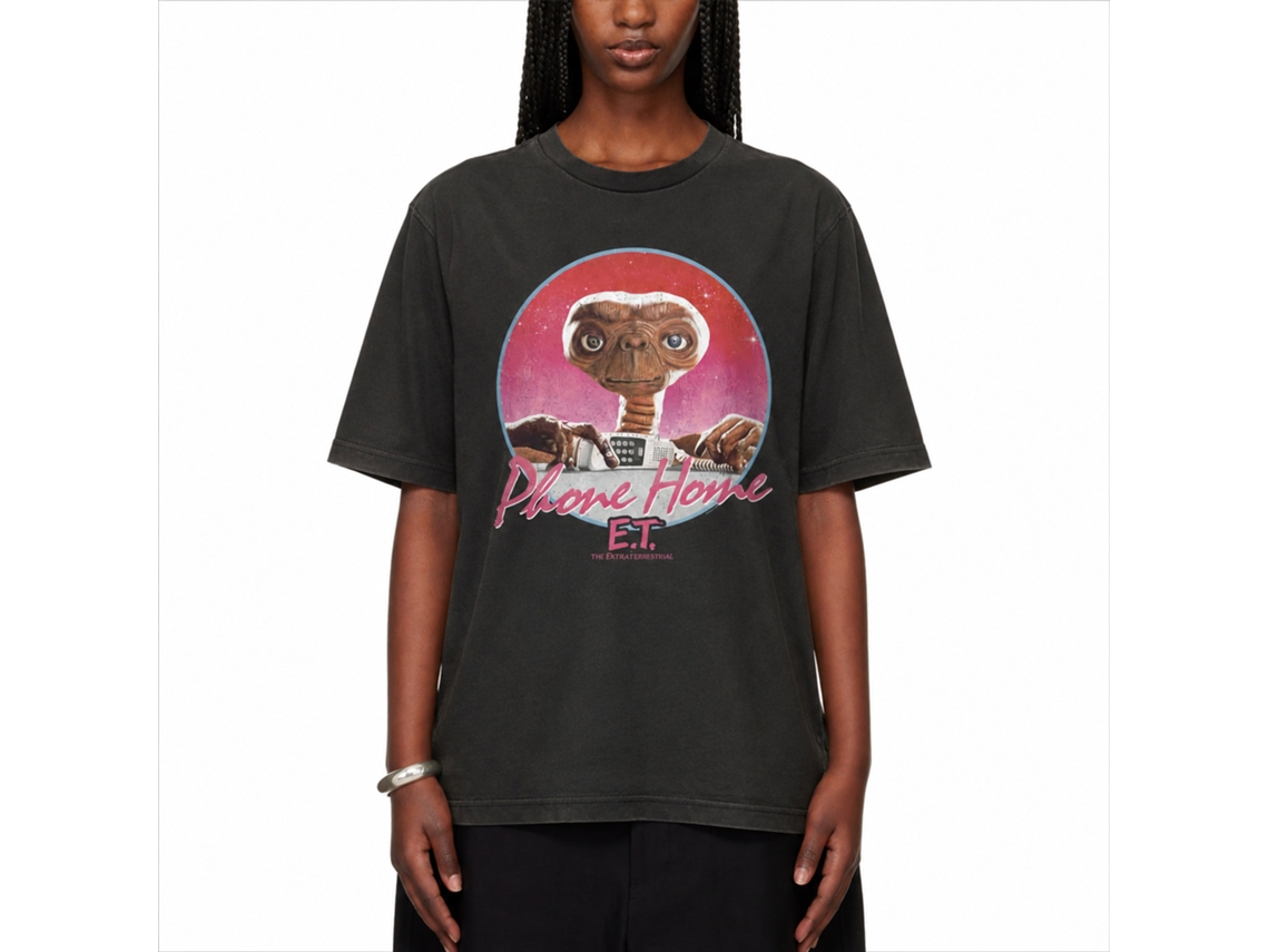 Rockinstone E.t. Phone Home Smoke T-shirt Size:xxl