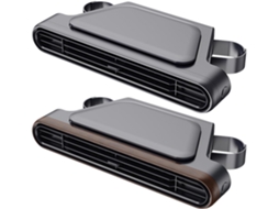 Ventilador Portátil Recarregável, Turbina Dupla Ultrassilenciosa, 3