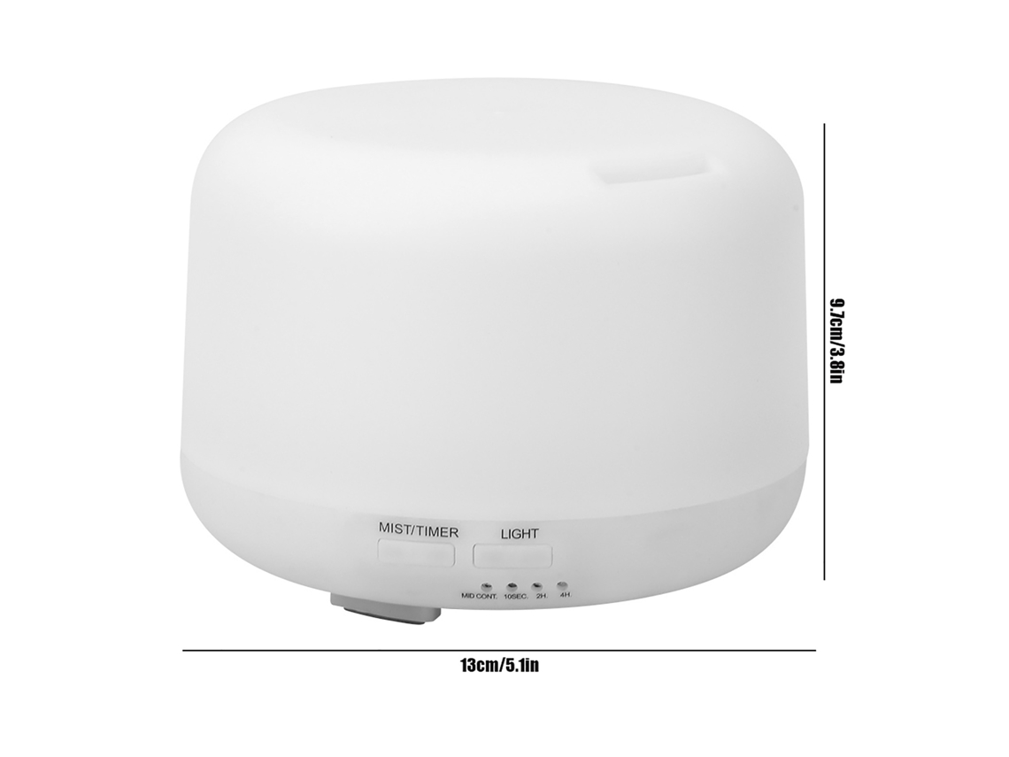 Laxiscreed Umidificador Com Luz Led E Atomização Ultrassônica Para Ambiente