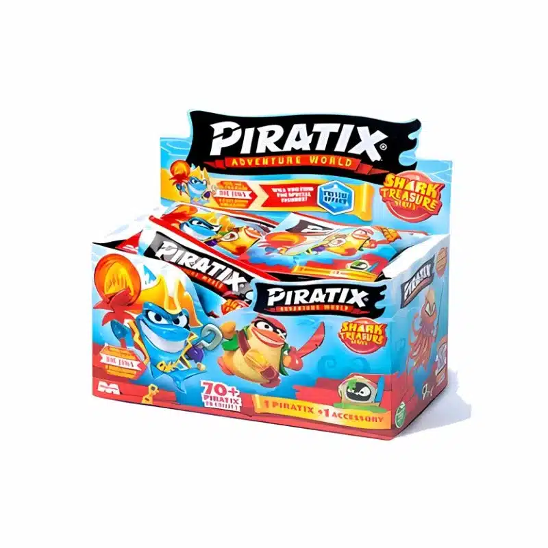 Caja Completa De Sobres Piratix Shark Treasure 24 Unidades 35924 Magic Magic Boxmás De 3 Añospiratix Shark Treasure