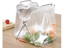 Suporte Para Saco De Lixo, Resistente, Aço Inoxidável E Plástico, Lurelia