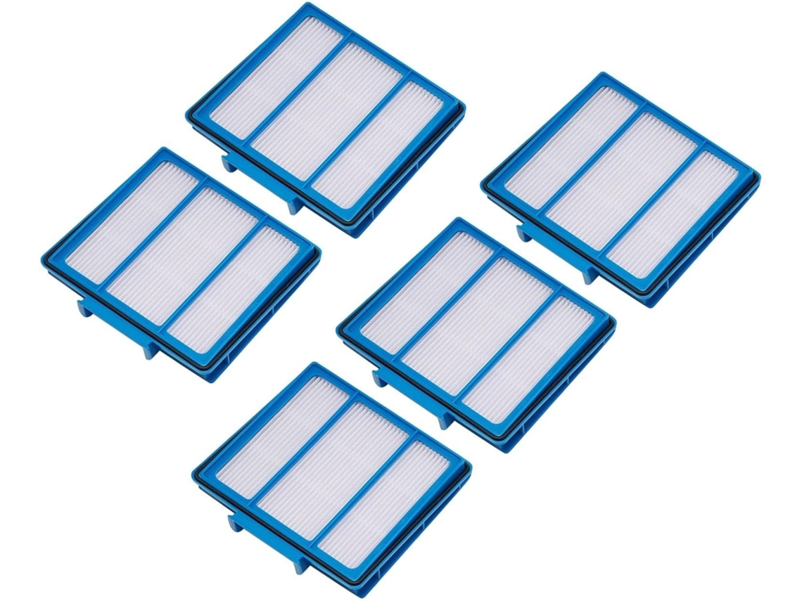 Kit Com 5 Filtros De Reposição Para Aspirador Robô Shark Av910,