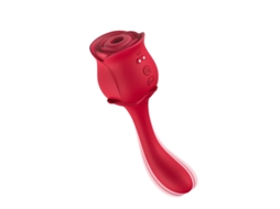 Vibrador De Massagem De Suco Multifrequncia De Duas Cabeas Rosa Para Mulheres (vermelho)