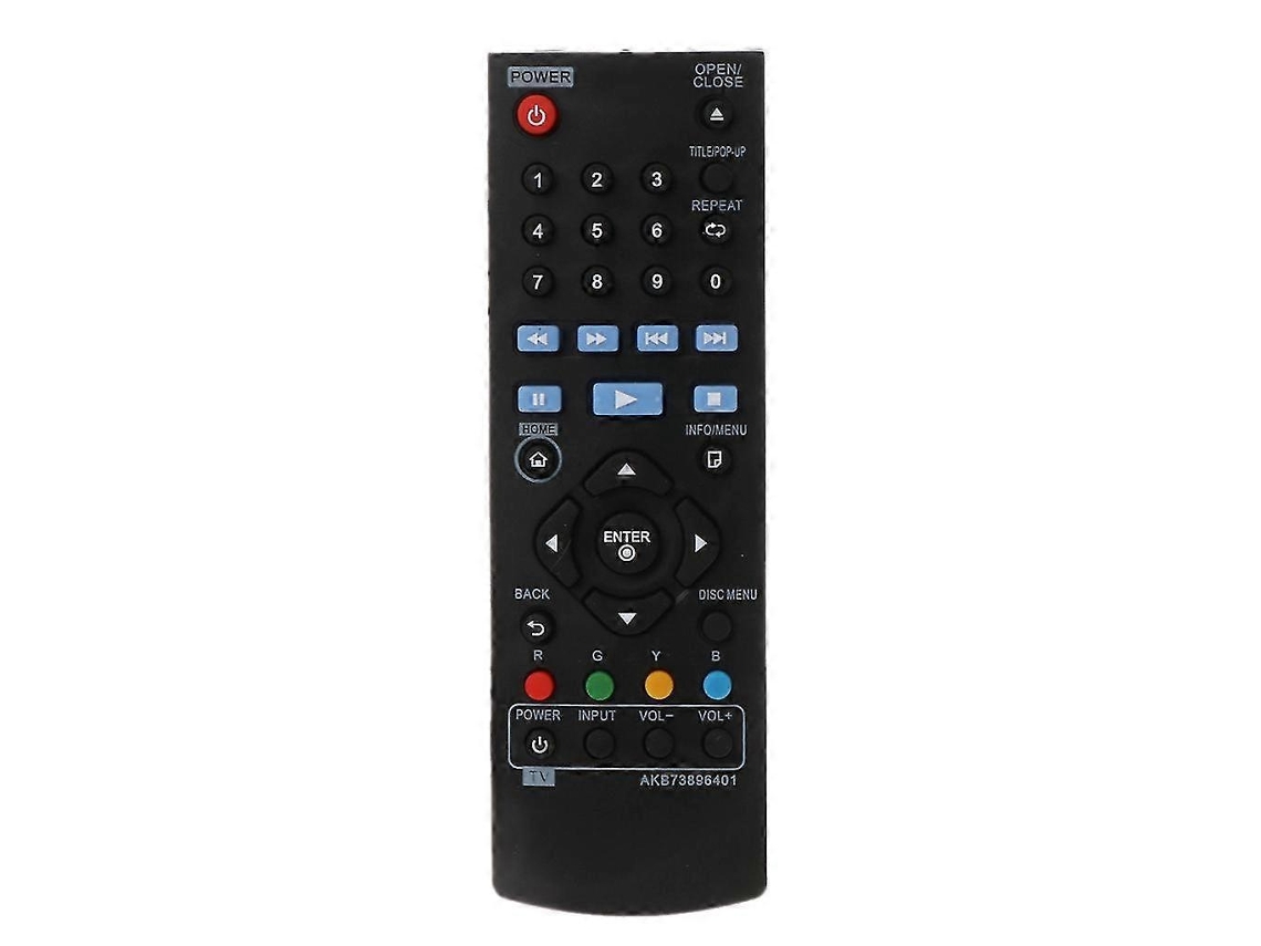 Lurelia Comando Remoto, Akb73896401 Comando Remoto Para Reprodutor De Dvd Blu-ray Disc Lg Bp340 Bp135 Bp335 W