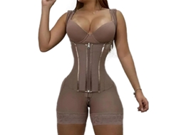 Body Modelador Yuysan Com Alças Largas, Cintura Afunilada, Modelagem Corporal Ajustada, Cor Roxo, Tamanho M
