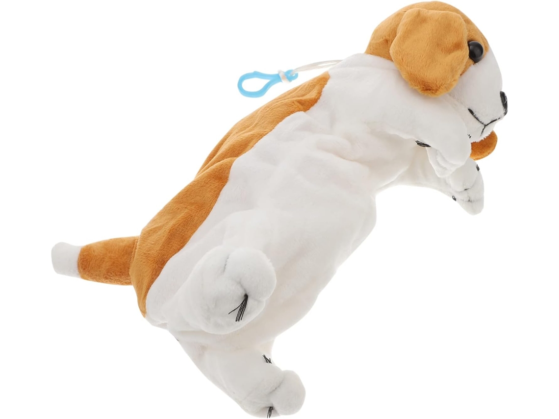 Nuobesty Com 2 Estojos Para Lápis, Um Com Estampa Animal E Outro Com Um Adorável Estojo Para Lápis Em Formato De Cachorro.