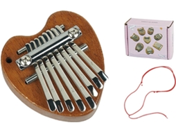 Mini Kalimba, Piano De Polegar, Instrumento Musical Com 8 Tons (coração)