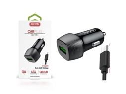 Carregador ACCETEL A52 5G (USB-C - Preto)