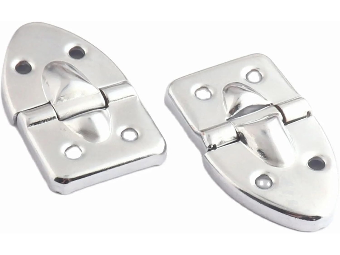 Dobradiças De Madeira Para Caixas, Dobradiças De Metal Para Armários, Caixas De Joias, Ferramentas E Malas, Com