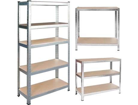 Prateleira De Armazenamento Metálica 180 X 100 X 50 Cm Humberg 4849 - Alta Capacidade E Durabilidade
