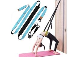Rebe-banda Elástica Multiuso Para Ejercícios De Cintura - Assistente Para Flexão De Espalda Para Treinamento De Dança E Ginástica Azul Negro