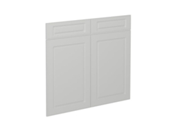 Frente de Cozinha R line VICCO 79.2x70.8cm para Móvel Baixo com Gavetas, Branco Country