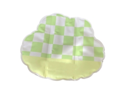 Almofada de Cadeira de Resfriamento Gel Cute Pad de Gelo Verão Plaid Coelho Verde Portátil | S/MARCA