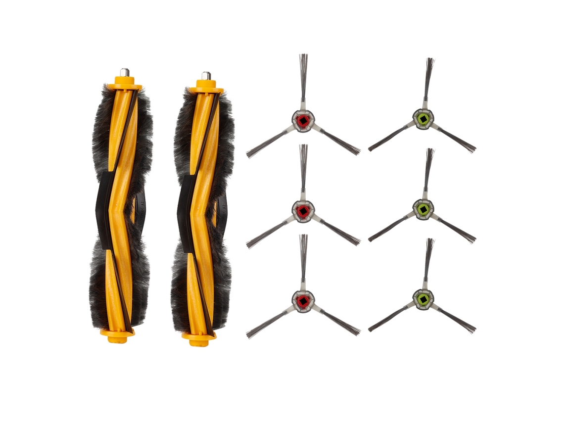 Kit de Reposição de Escova Principal e Lateral para Robô Aspirador M87, M88, M80, M80 Pro, Dt85, Dt83, Dm81, Dm85 | PRIMEOX