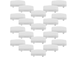 20 Protetores de Extremidade Ripas Cama em Plástico Branco para Camas Solteiro e King Size. CHABERLU