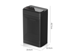 Laxiscreed Aquecedor Elétrico Compacto Com 3 Velocidades E Controle Remoto, Potência De 1500w