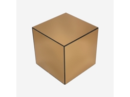 Mesa De Apoio Cubo Espelho, 35cm, Ambre Sweeek