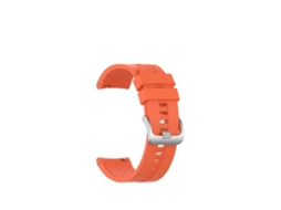 Bracelete Silicone com Fivela GIFT4ME Compativel com Samsung Galaxy Watch7 Lte 44Mm Laranja