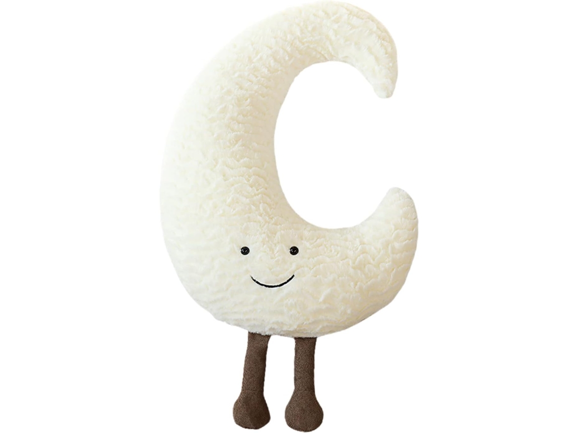 Almofada De Lua De 40 Cm, Almofada Decorativa Fofa Para Berçário Infantil, Almofada De Pelúcia Macia Em Forma De Nuvem, Almofada De Pelúcia Para