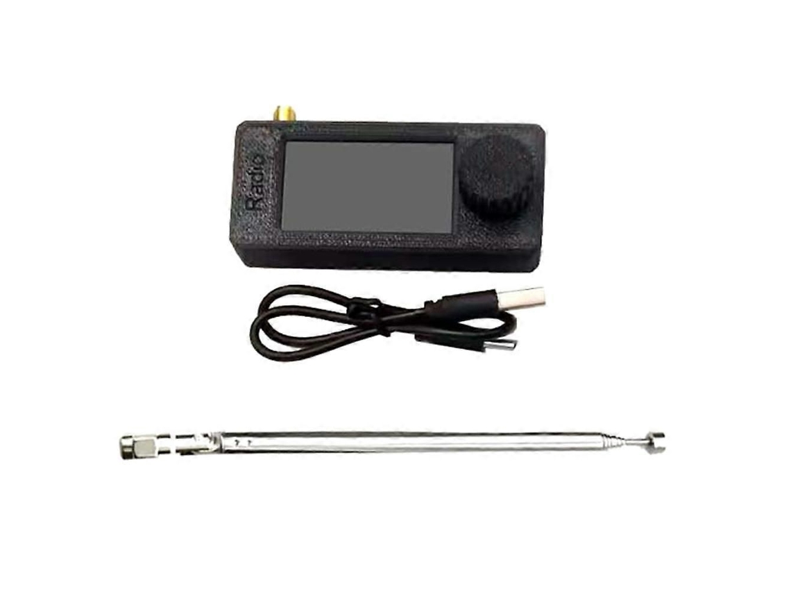 Mini Rádio de Bolso Si4732 Lsb Usb Am/fm GOKOCO com Tela Ips de 1,9 Polegadas e Antena