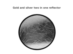 Portable 23.6" 60cm 2 In 1 Goldsilver Photography Studio Light Reflector Board LAXISCREED