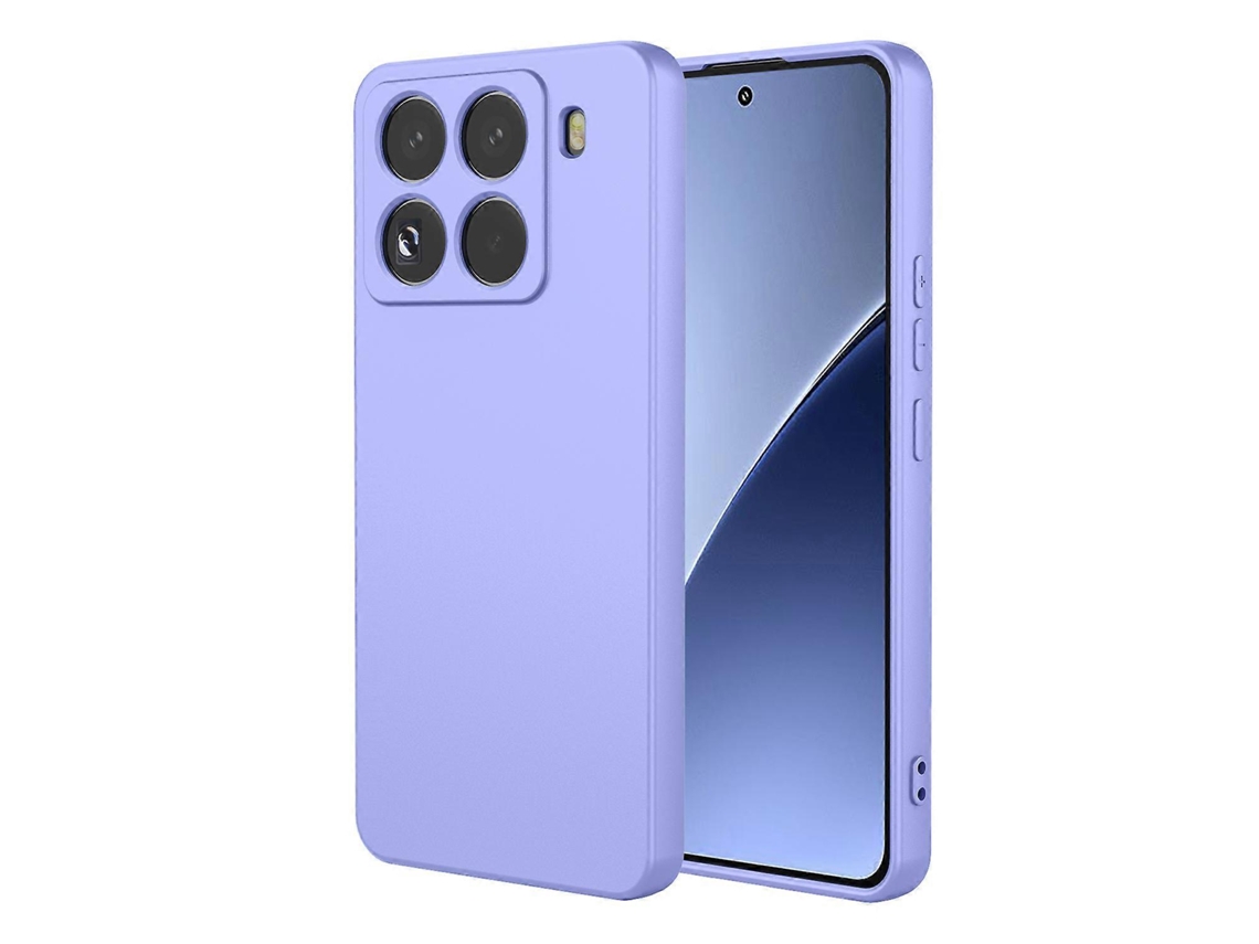 Capa Protetora Tkdaddy Para Xiaomi 15 Pro Em Tpu Macio E À Prova De Choque, Roxa