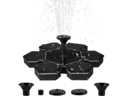 Bomba Solar Para Fonte, Bomba De Água Para Bebedouro De Pássaros, Para Uso Externo, Com Seis Bicos.