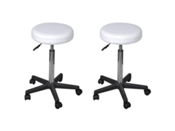 Office Chair, Office Chairs Vidaxl Branco Couro Artificial (n/a)