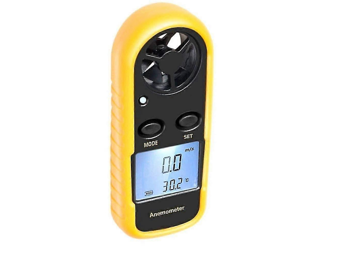 Mini Anemômetro Digital Com Lcd, Medidor De Velocidade Do Vento