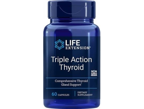 Suplemento Alimentar LIFE EXTENSION Fórmula De Ação Tripla Da Tireóide (60 cápsulas)