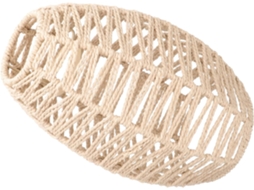 Lustre Chinês de Corda de Papel Trançado, Decoração Natural Suspensa, Resistente e Prática. SFUSHOS
