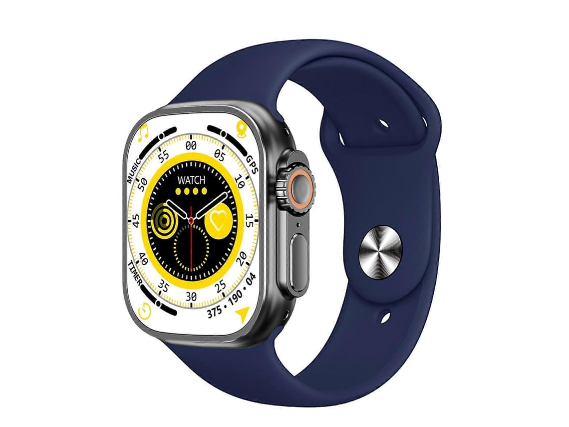 Relógio inteligente WS E9 Ultra de 2,2 polegadas com pulseira de silicone à prova d'água IP67, com suporte para frequência cardíaca e NFC VONKELIOS