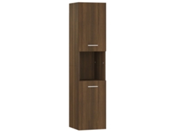 Bathroom Cabinet, Bathroom Cabinets Vidaxl Marrom Madeira Processada (n/a)