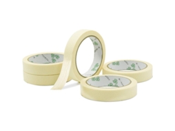 Cinta De Mascaramento 5 Rolos 20mm×20m, Adesão Forte, Sem Resíduos, Para Decorar, Etiquetar, Pintar, Branca