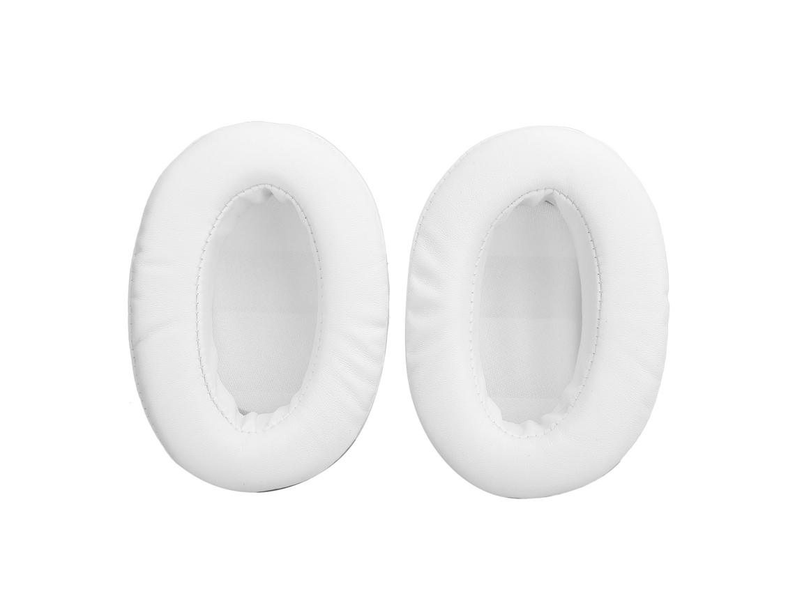 2pcs Almofadas Substituição para Fones Brainwavz Hm5 Earmuffs Branco