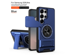 Capa Samsung Com Janela Deslizante E Suporte Duplo.capa Azul Samsung A35 5g Global Edition (fine Hole)