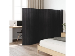 Vidaxl Divisória Largura 800 Cm Altura 165 Cm Bambu Cinzento