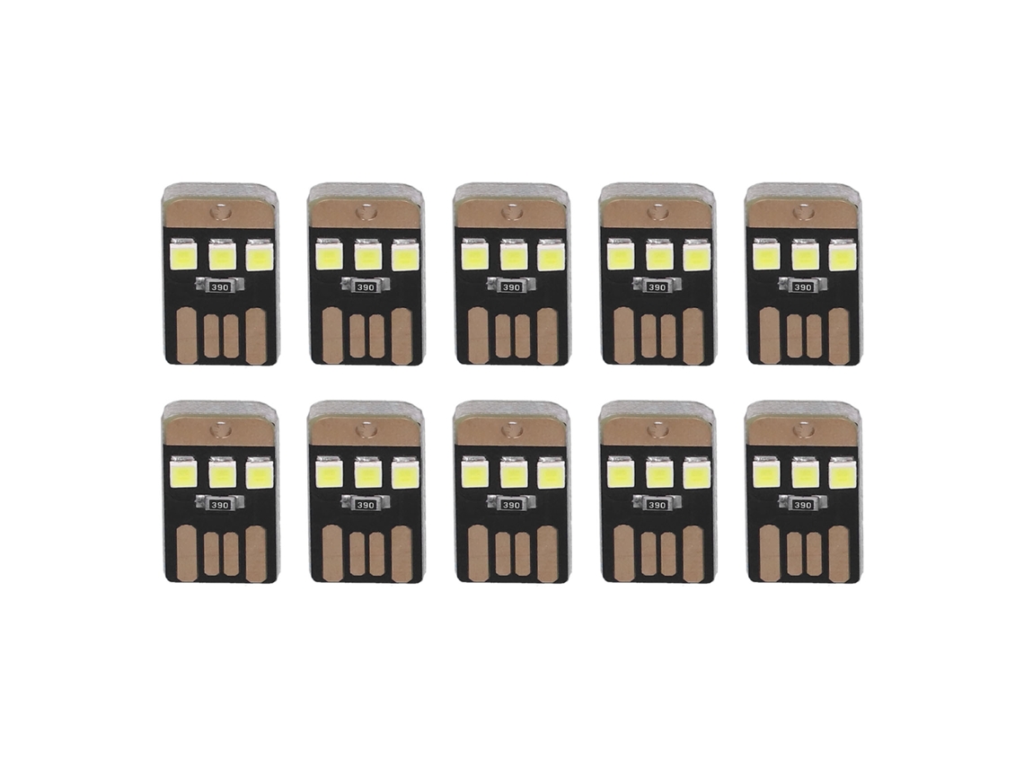 10pcs Mini Luz de Barraca Led Usb Portátil Econômica Lanterna para Camping Outdoor