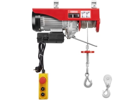 Talha Eléctrica 1800w 20 Metros, Suspensão Simples E Dupla 500kg/1000kg, 6/12 M/min