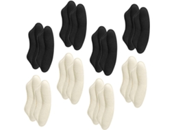 8 Pares De Almofadas Calcanhar Substituíveis Para Proteger O Seu, Feitas De Couro Sintético E Espuma, Ideais Para