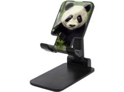 Suporte Dobrável Para Celular Em Formato De Panda Fofo Mesa Com Base Antiderrapante Compatível Todos Os Celulares