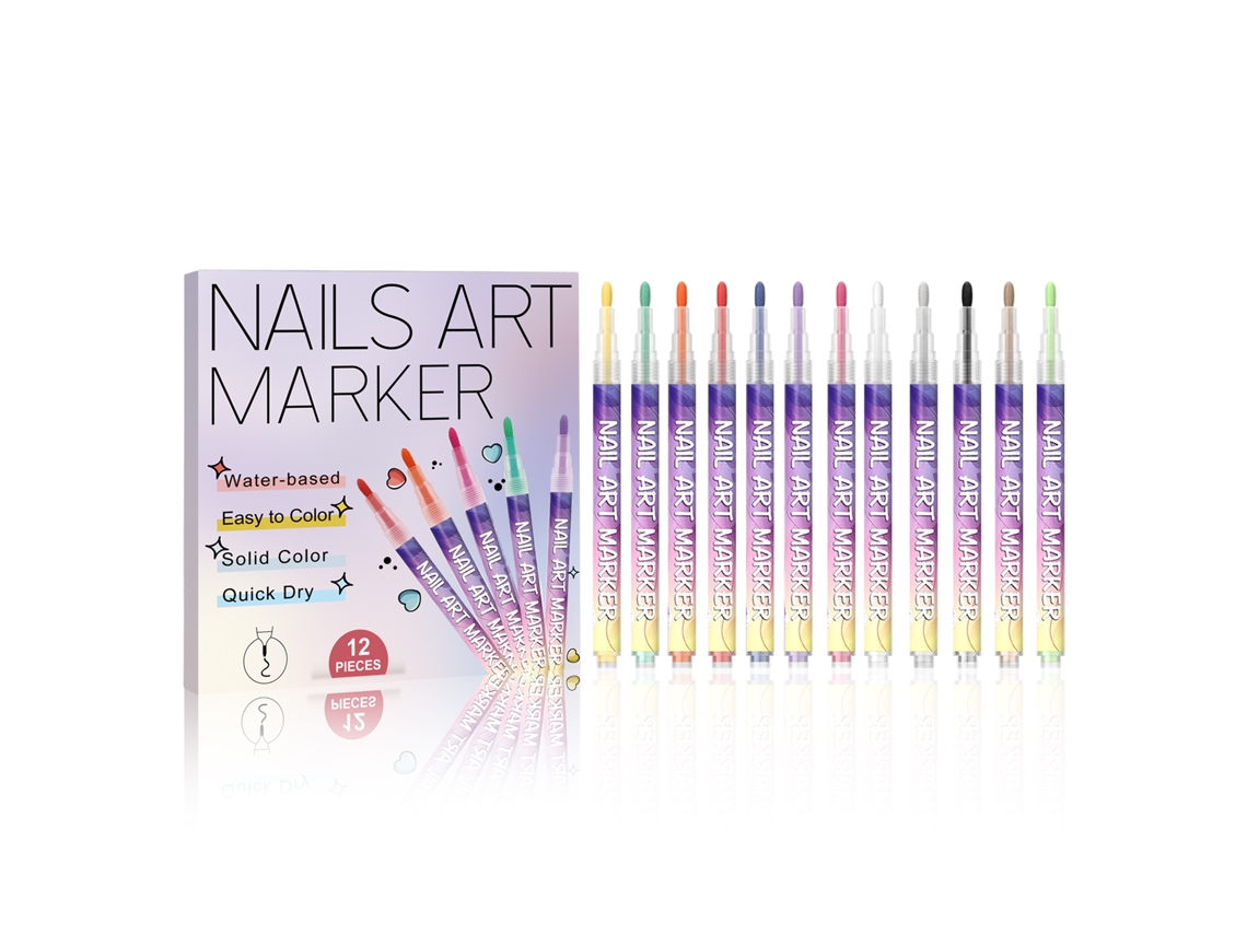 Caneta de Grafite para Decorar Unhas Diy com Precisão LAXISCREED