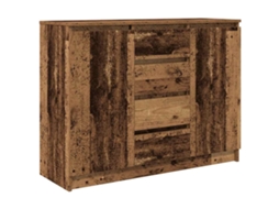 Aparador com gavetas em madeira Madeira Velha (100,5 x 35 x 76 cm) EXCLUSIVO DA MAISON